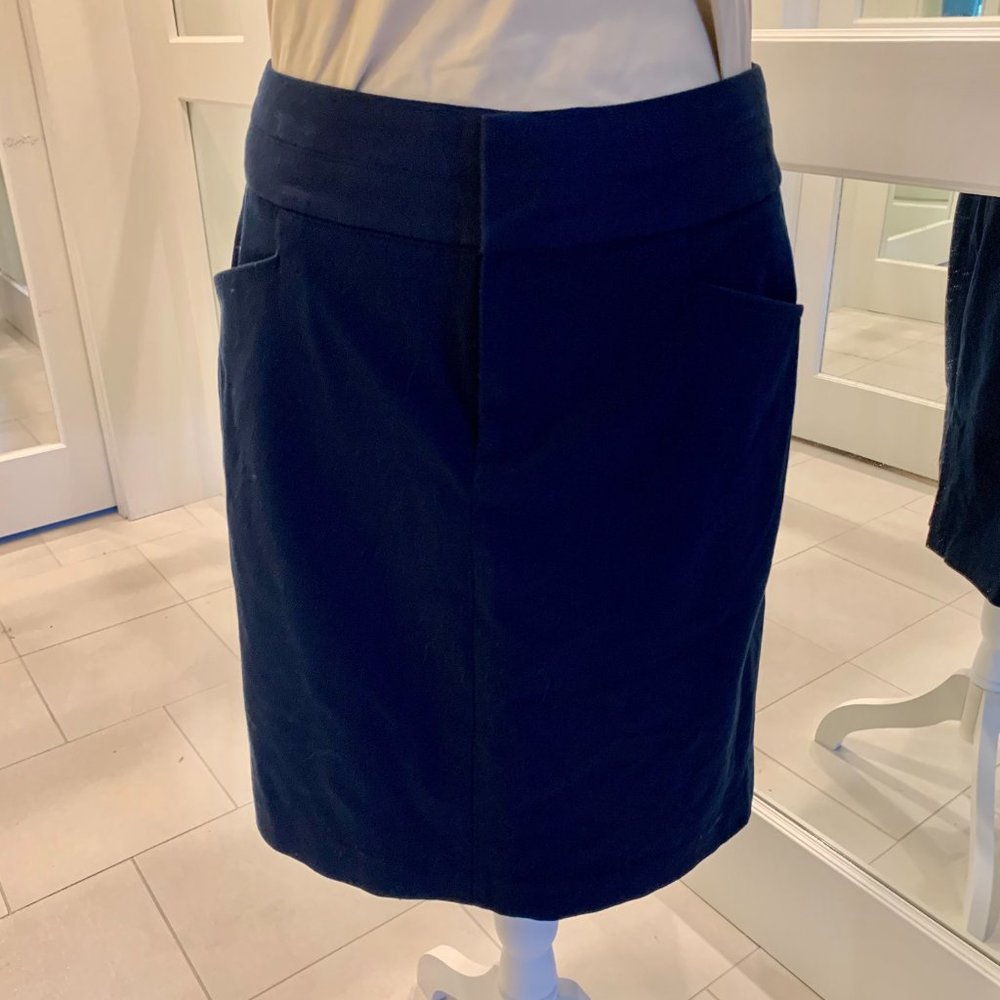 Banana Republic navy blue skirt